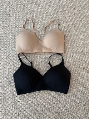 ThirdLove Wireless Smooth Bras - Black and Nude